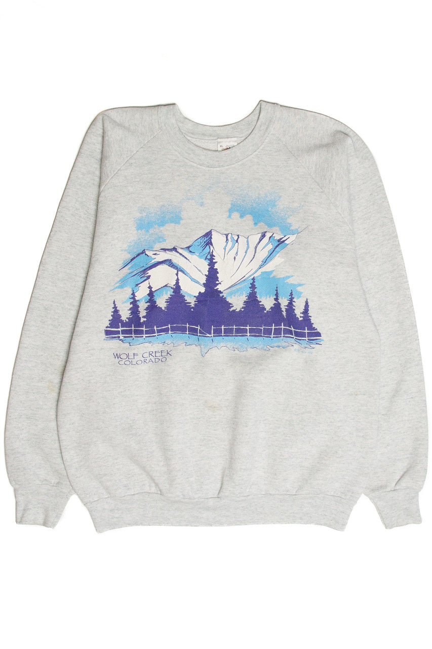 Vintage Wolf Creek Colorado Graphic Sweatshirt