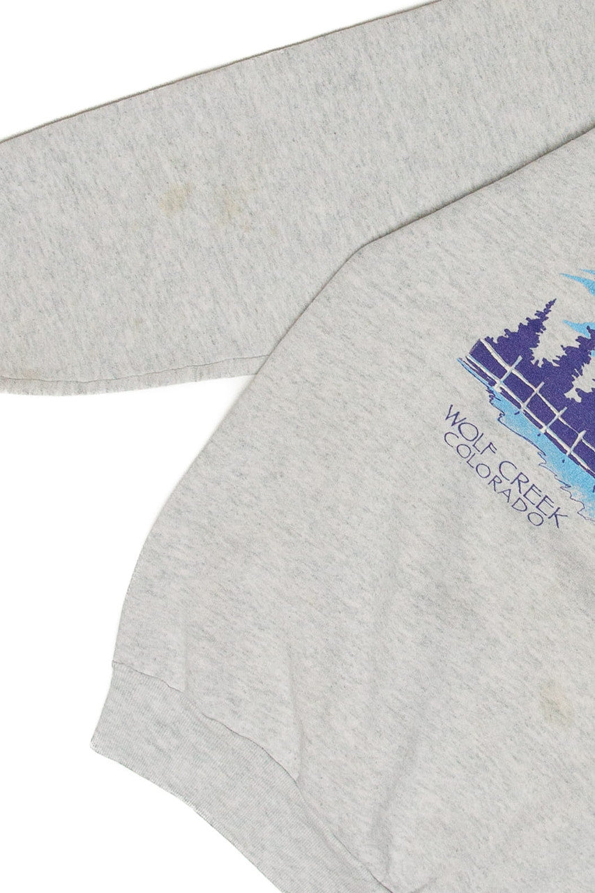 Vintage Wolf Creek Colorado Graphic Sweatshirt