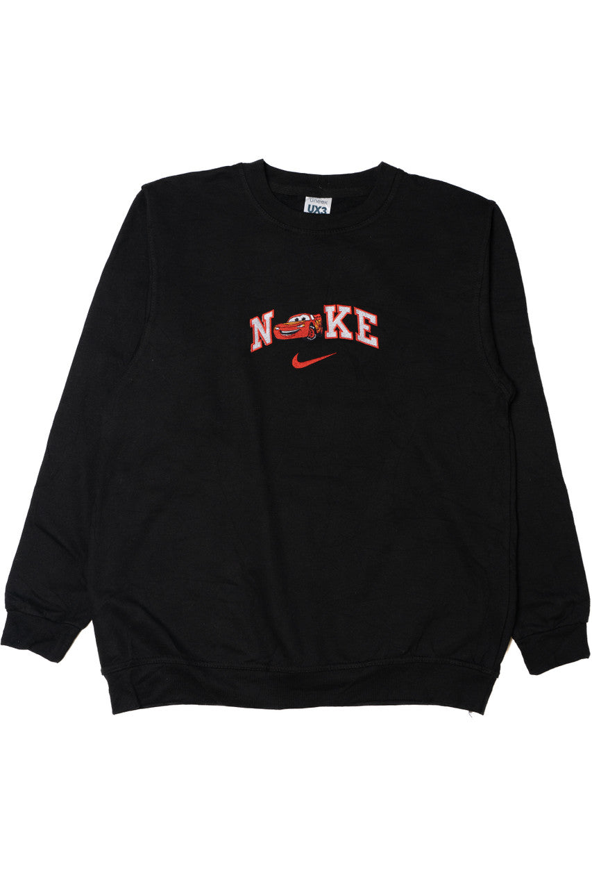 Recycled "Nike" Cars Embroidered Logo Sweatshirt