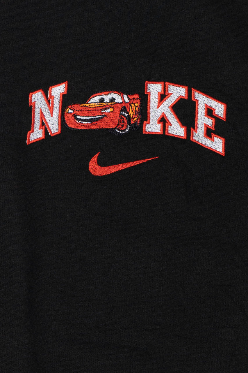 Recycled "Nike" Cars Embroidered Logo Sweatshirt