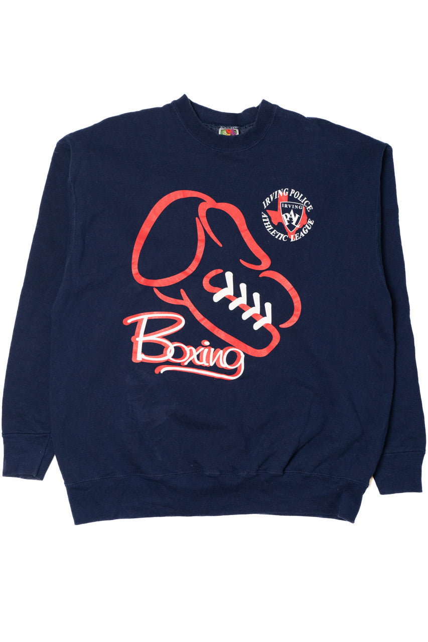 Vintage Boxing "Irving Police Athletic League" Sweatshirt