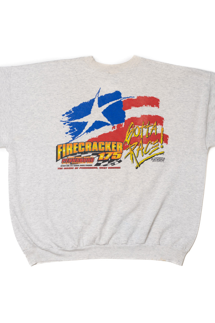 Vintage 2000 "Firecracker 175" "Gotta Race" Racing Sweatshirt