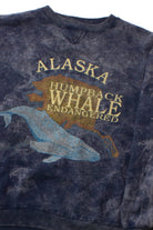 Vintage Alaska Endangered Humpback Whale Sweatshirt (1990s) 