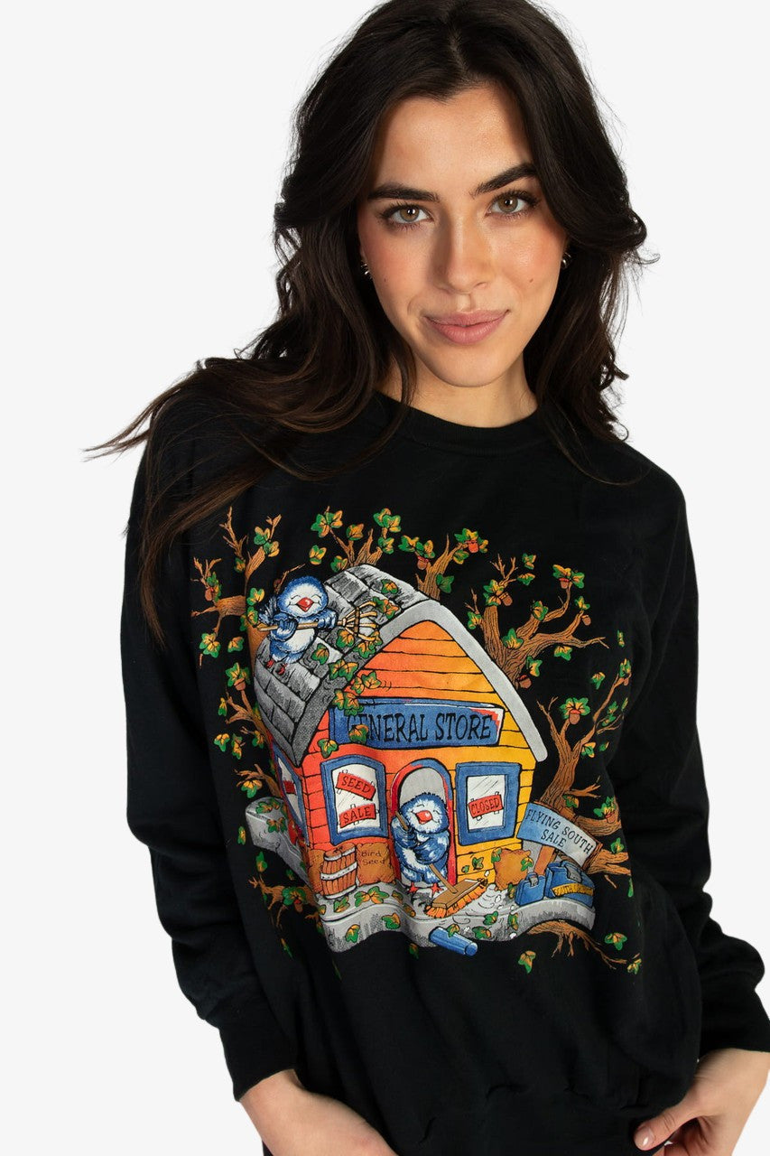 Vintage Bird General Store Sweatshirt (1990s)