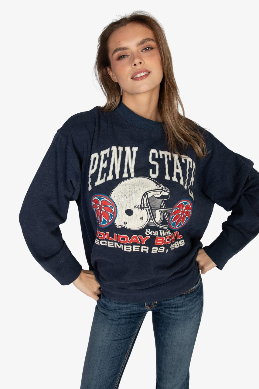 Vintage Penn State Holiday Bowl Sweatshirt (1989)