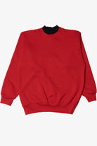 Vintage Double Neckline Blank Sweatshirt