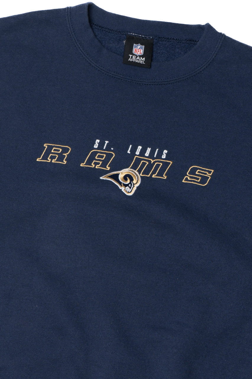 Vintage St. Louis Rams Embroidered NFL Team Apparel Sweatshirt