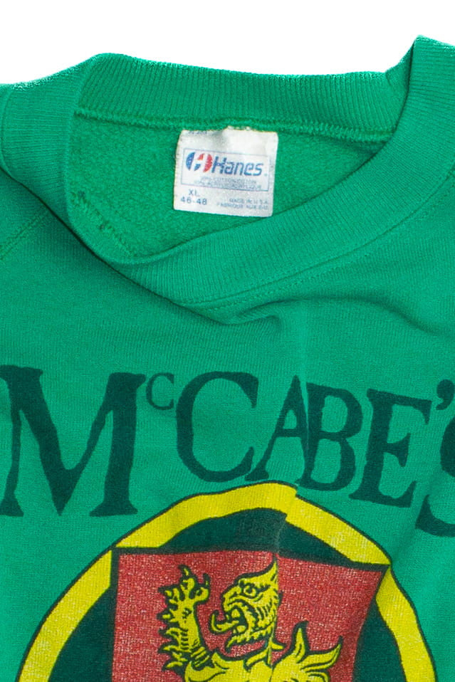 Vintage McCabe's Fine Ales & Brandies Sweatshirt (1988)