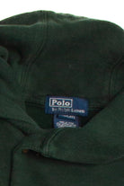 Vintage Green Polo Cowl Neck Sweatshirt (1990s)