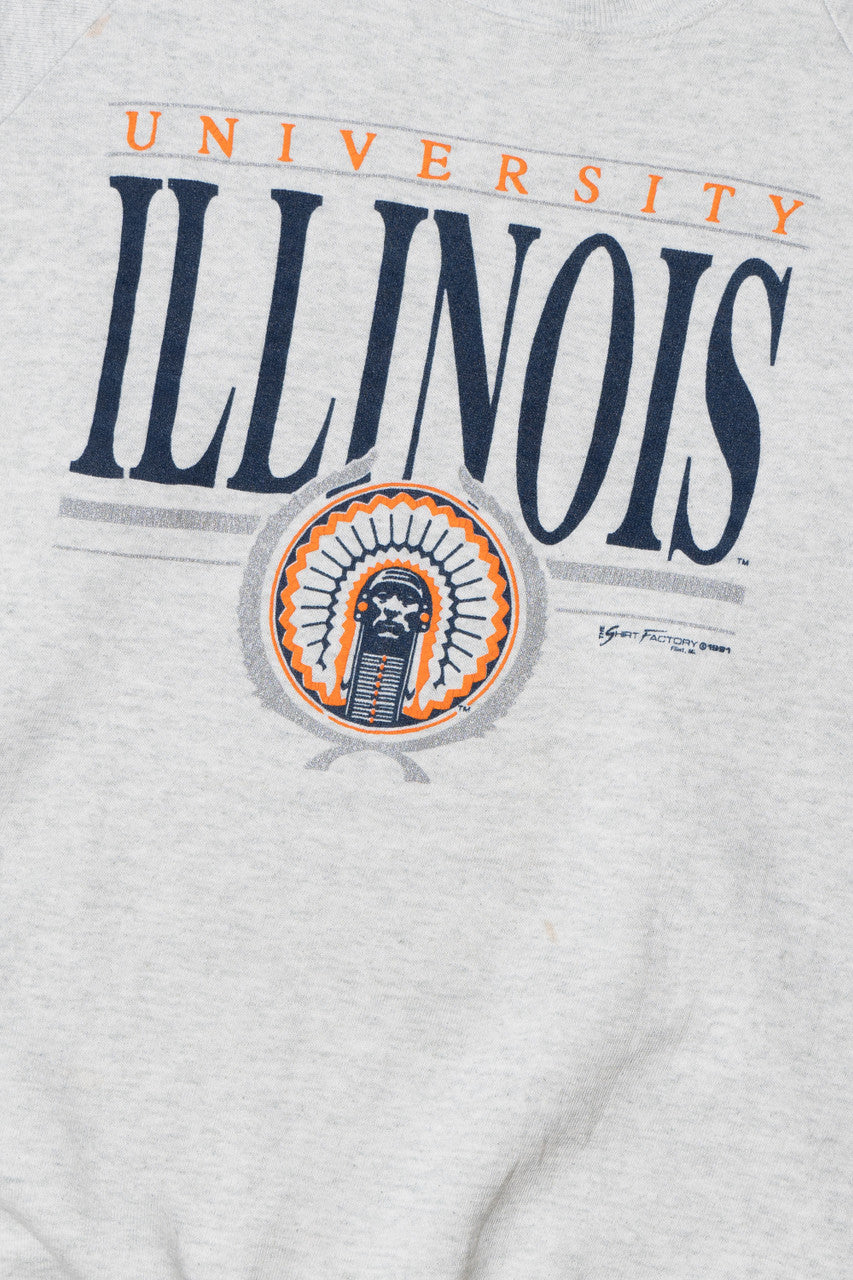 Vintage 1991 "University of Illinois" Sweatshirt