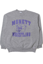 Vintage "Monett Wrestling" Mascot Russell Athletic Sweatshirt