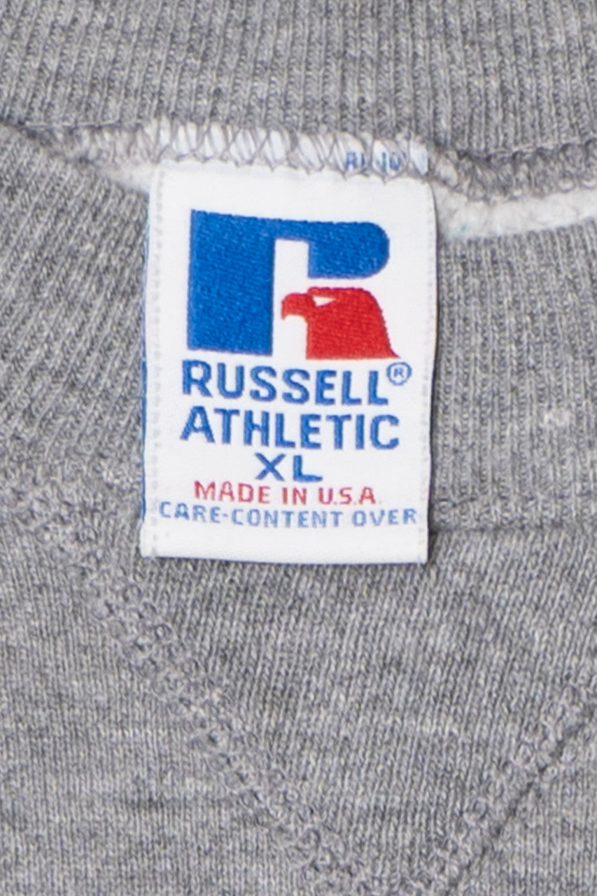Vintage "Monett Wrestling" Mascot Russell Athletic Sweatshirt