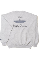 Vintage "Timeless Thunderbird" Hand Embroidered Cross Stitched Sweatshirt