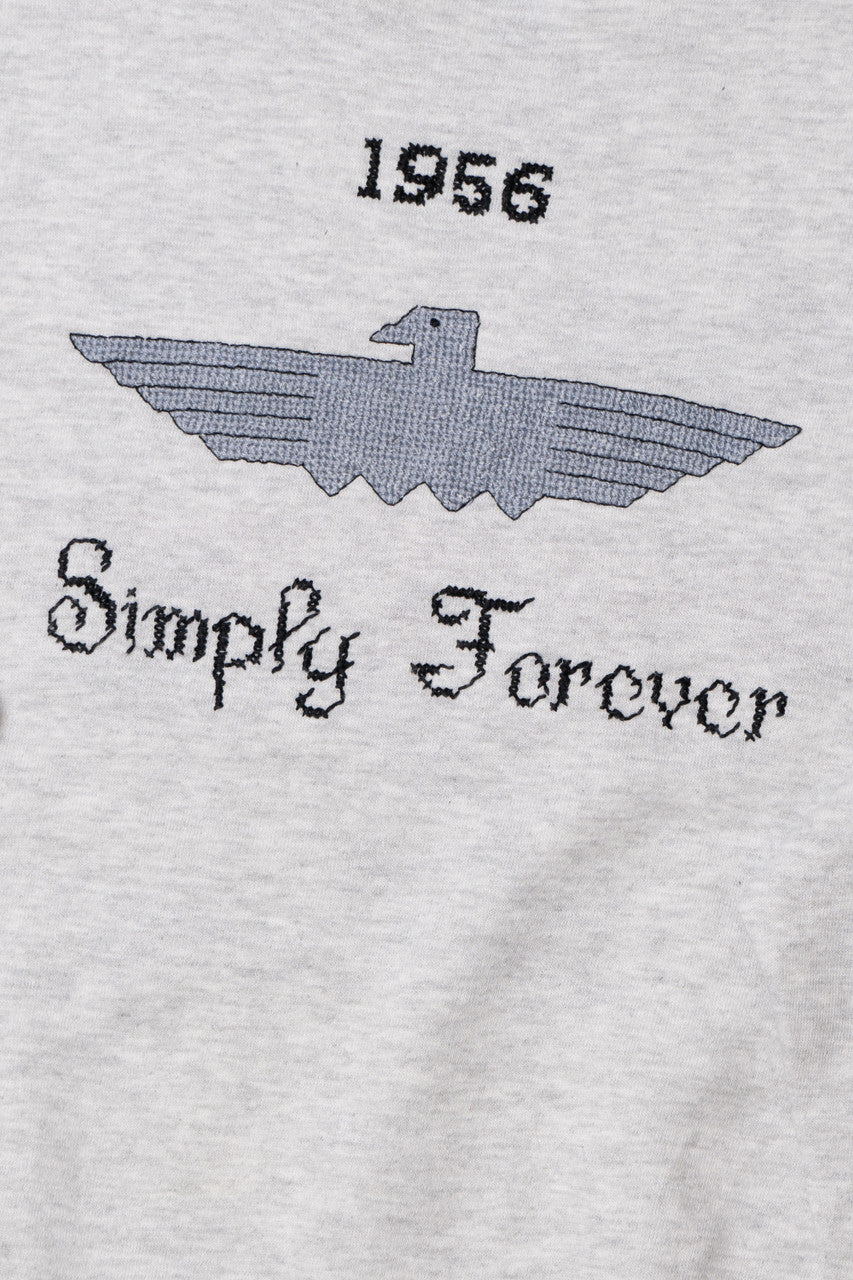 Vintage "Timeless Thunderbird" Hand Embroidered Cross Stitched Sweatshirt