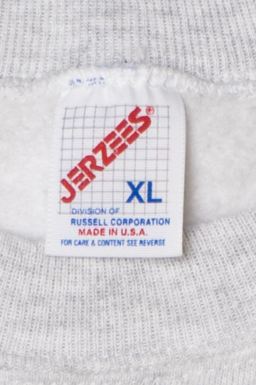 Vintage "Timeless Thunderbird" Hand Embroidered Cross Stitched Sweatshirt