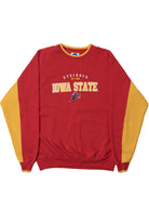 Vintage Iowa State Cyclones Mascot Color Block Sleeve Sweatshirt