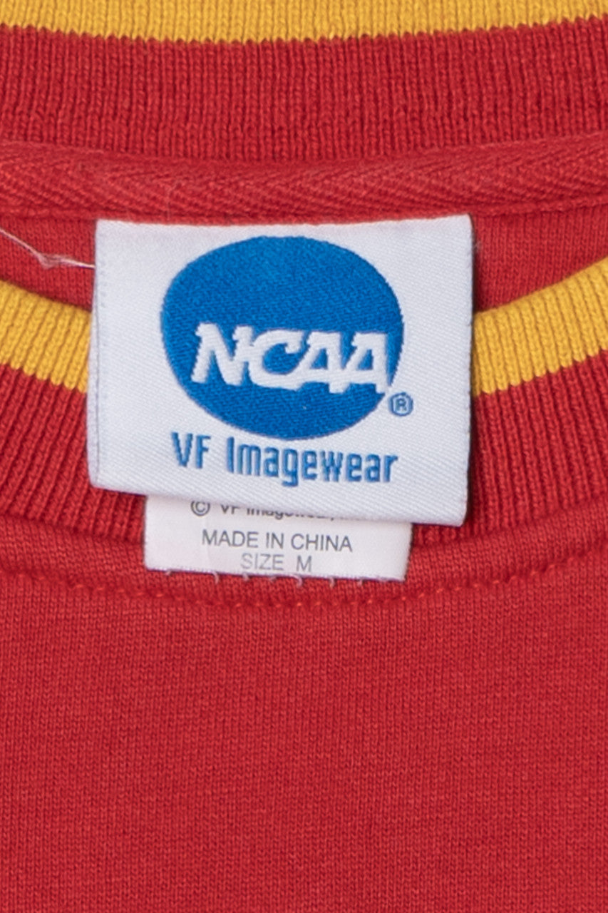 Vintage Iowa State Cyclones Mascot Color Block Sleeve Sweatshirt