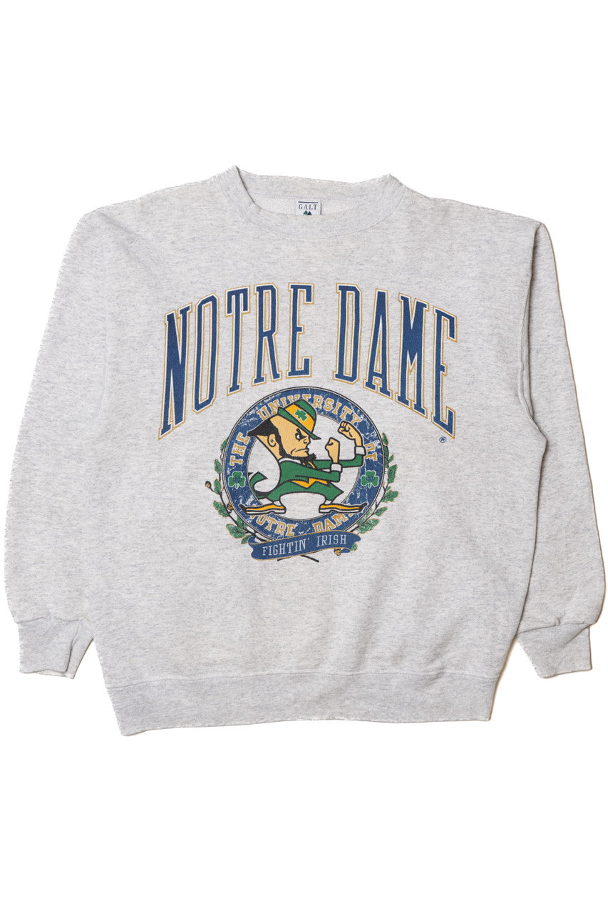 Vintage University Of Notre Dame "Fightin' Irish" Mascot Sweatshirt