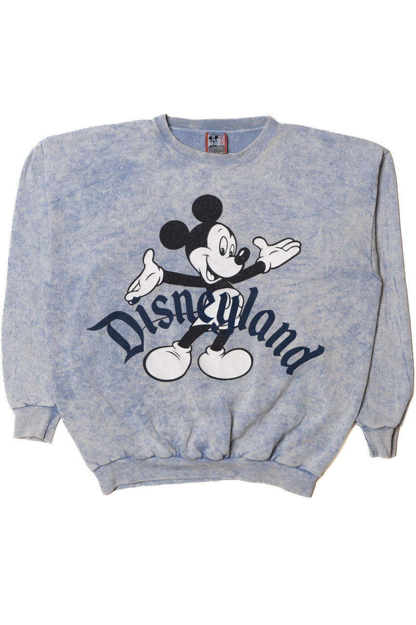 Vintage "Disneyland" Mickey Mouse Acid Wash Sweatshirt