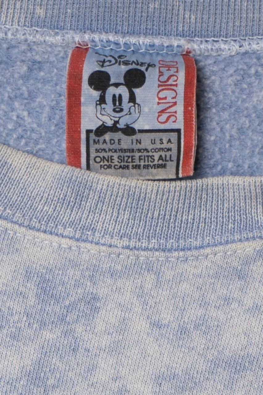 Vintage "Disneyland" Mickey Mouse Acid Wash Sweatshirt
