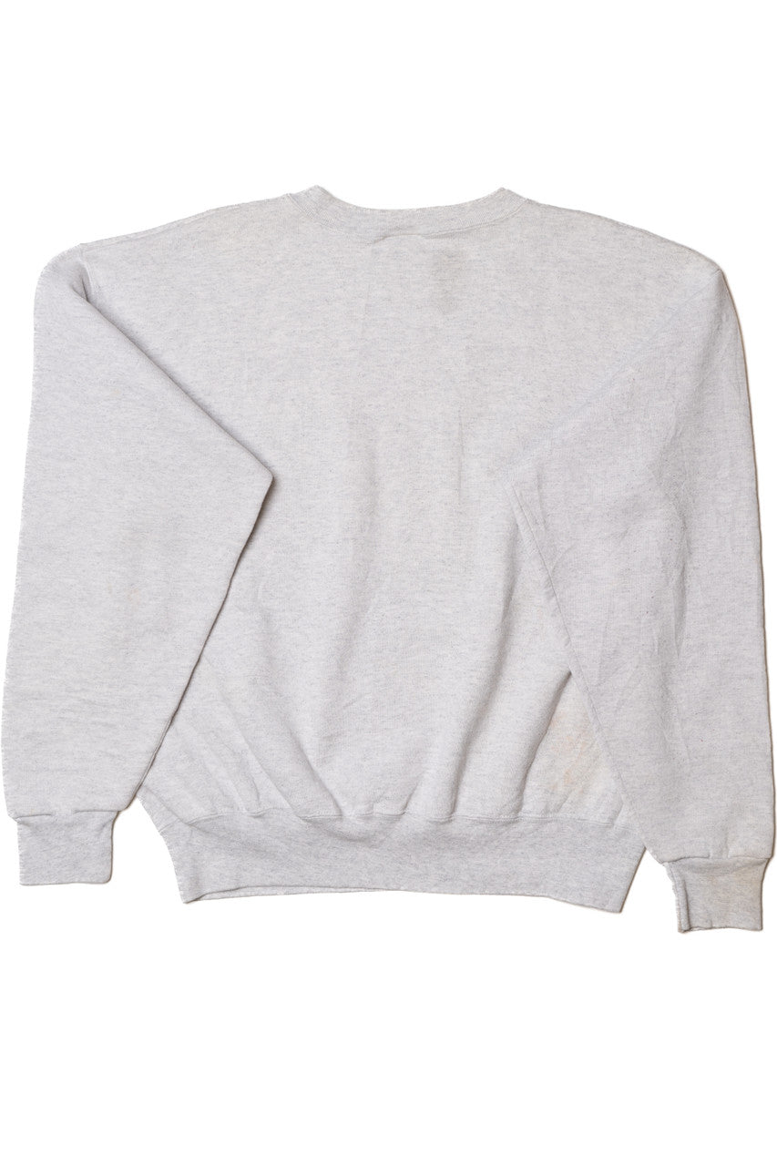 Vintage "Boston" Ship Graphic Print Sweatshirt