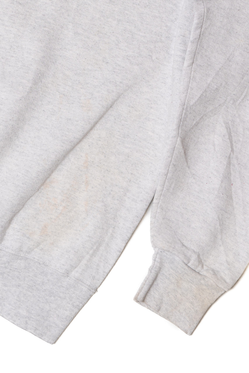 Vintage "Boston" Ship Graphic Print Sweatshirt