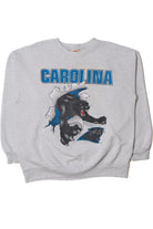 Vintage Carolina Panthers NFL Front/Back Print Sweatshirt