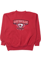 Vintage University of Louisville Cardinals Embroidered Sweatshirt 9888