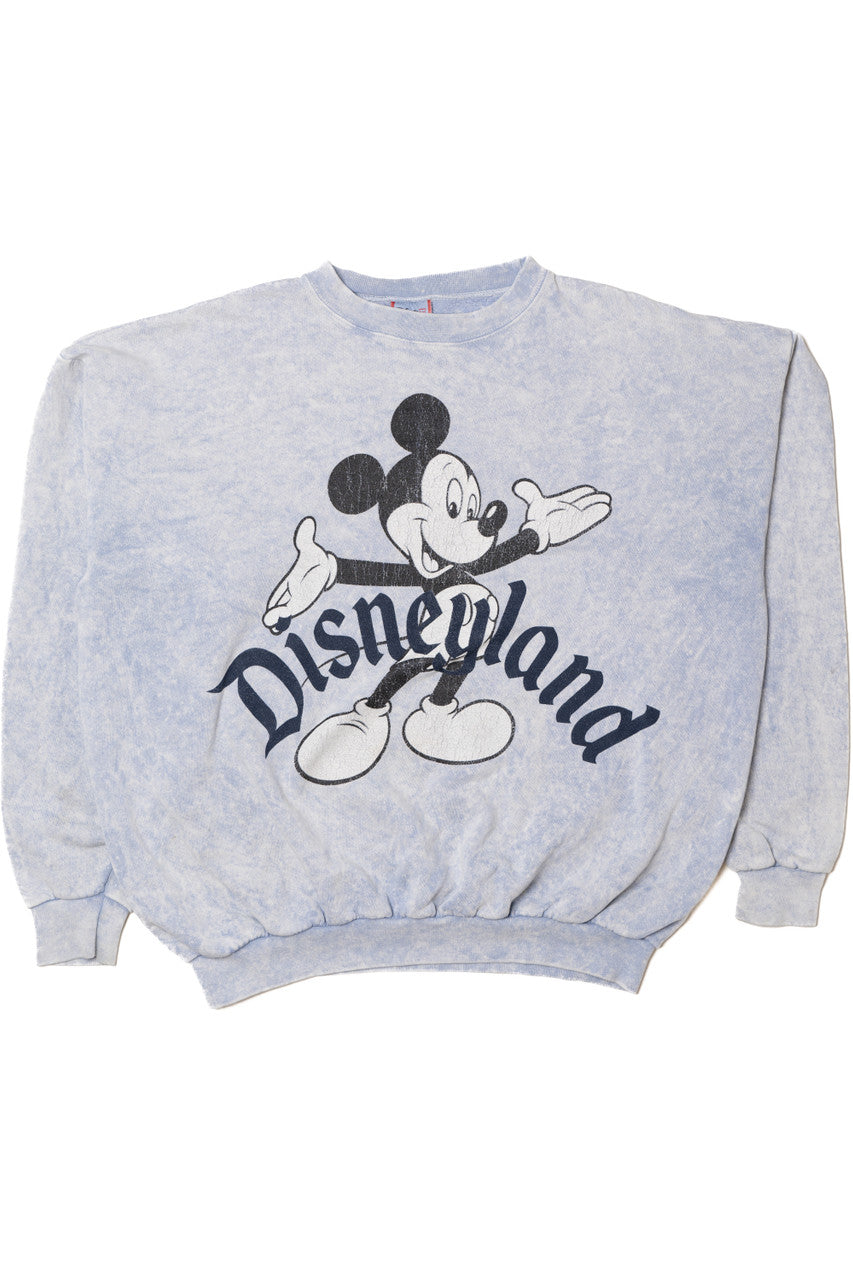 Vintage "Disneyland" Mickey Mouse Acid Wash Sweatshirt 9890