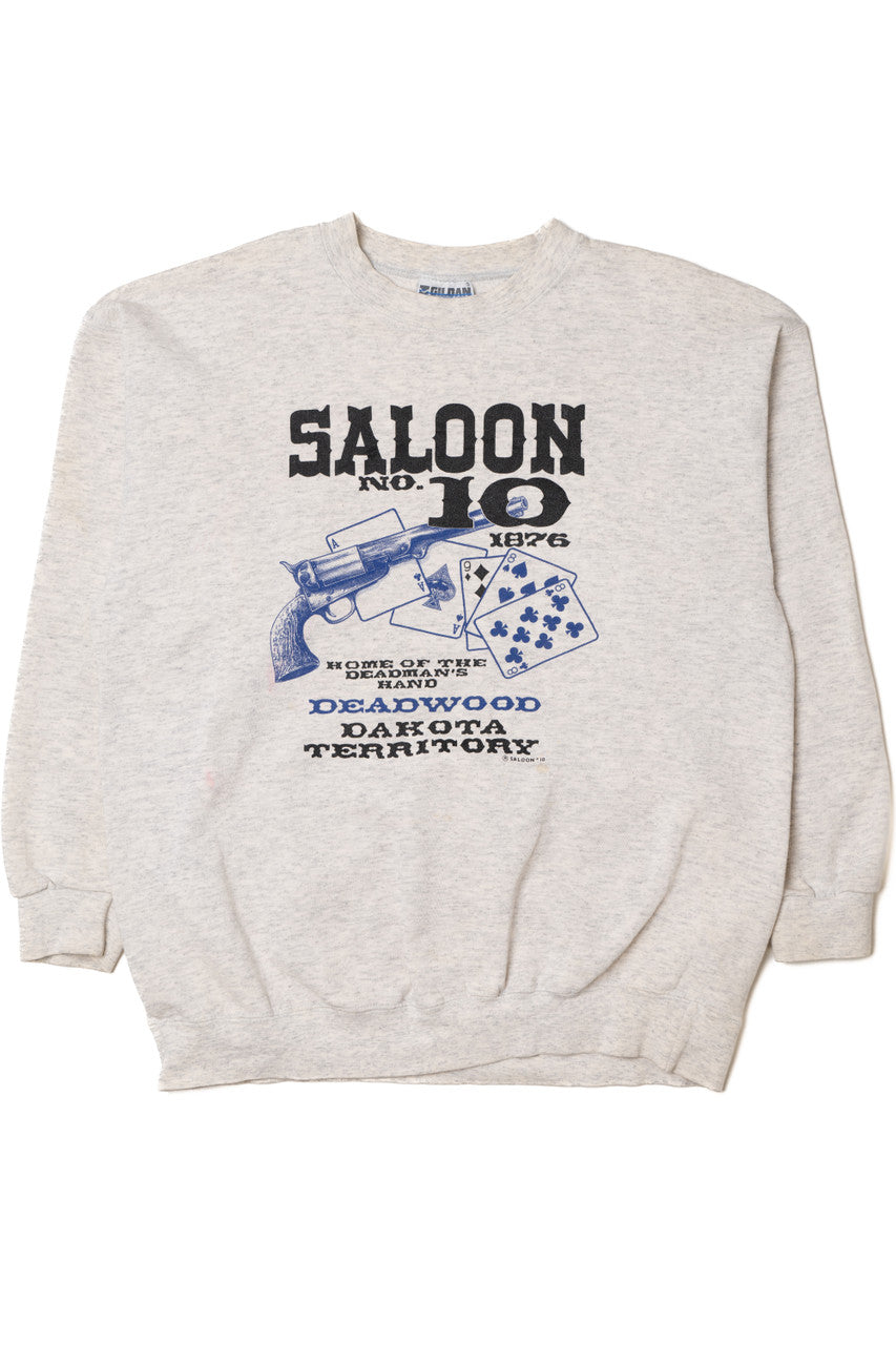 Vintage "Saloon No. 10" Deadwood Dakota Territory Sweatshirt