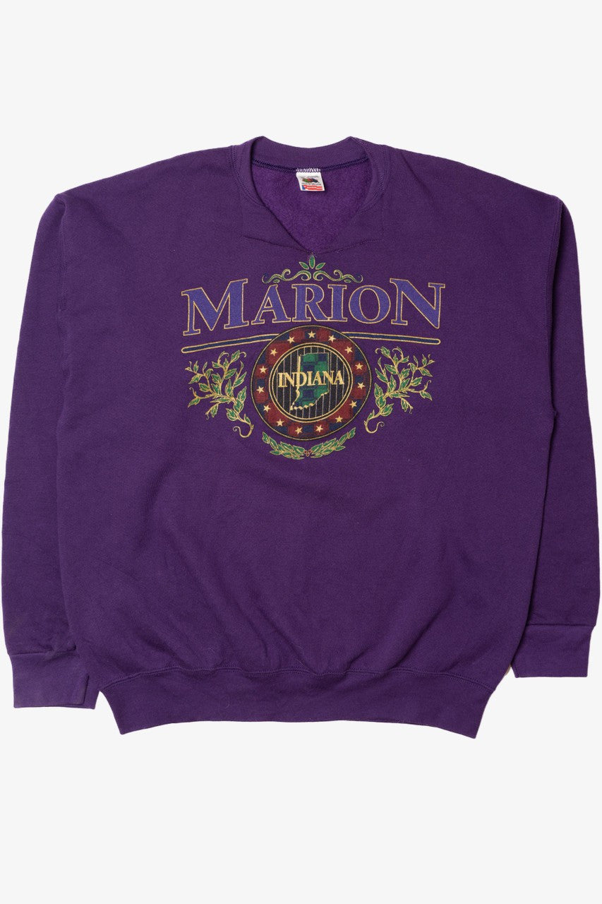 Vintage "Marion Indiana" Fruit of the Loom Sweatshirt