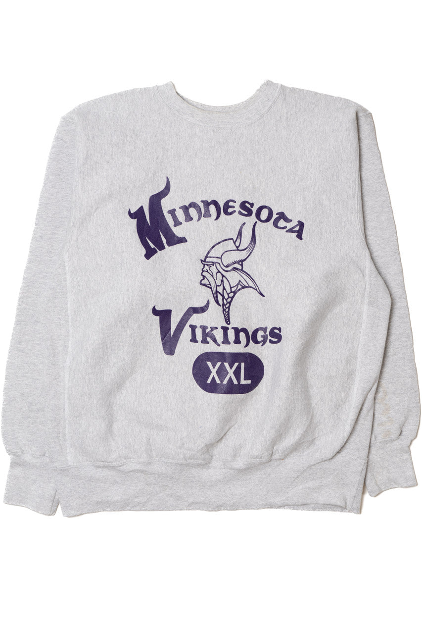 Vintage "Minnesota Vikings" XXL NFL Football Sweatshirt