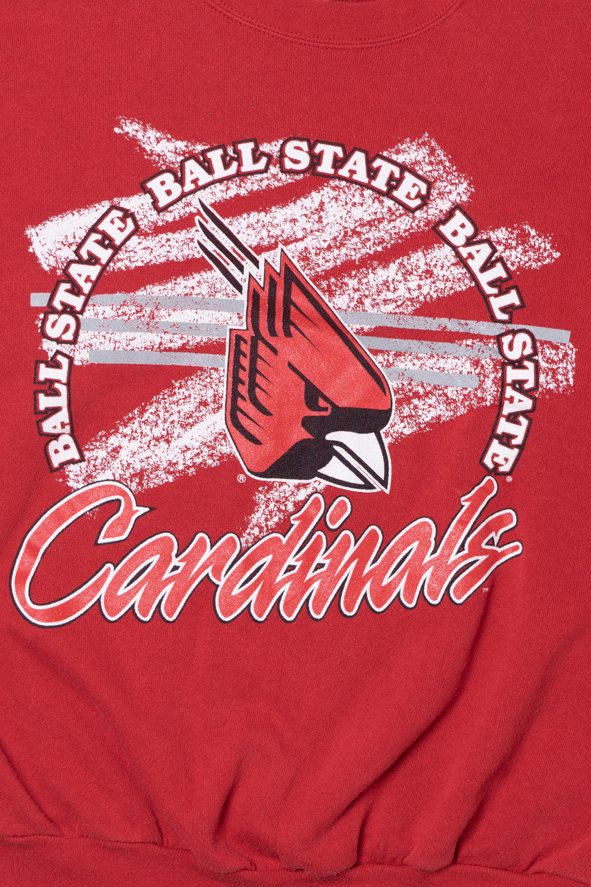 Vintage Ball State Cardinals Mascot Sweatshirt