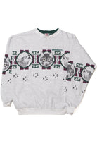 Vintage "Minnesota" Wolves Wraparound Print Art Unlimited Sweatshirt