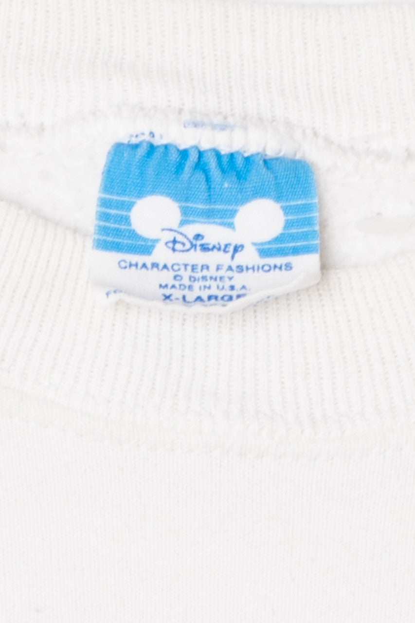 Vintage Mickey Mouse Disney Character Designs Sweatshirt