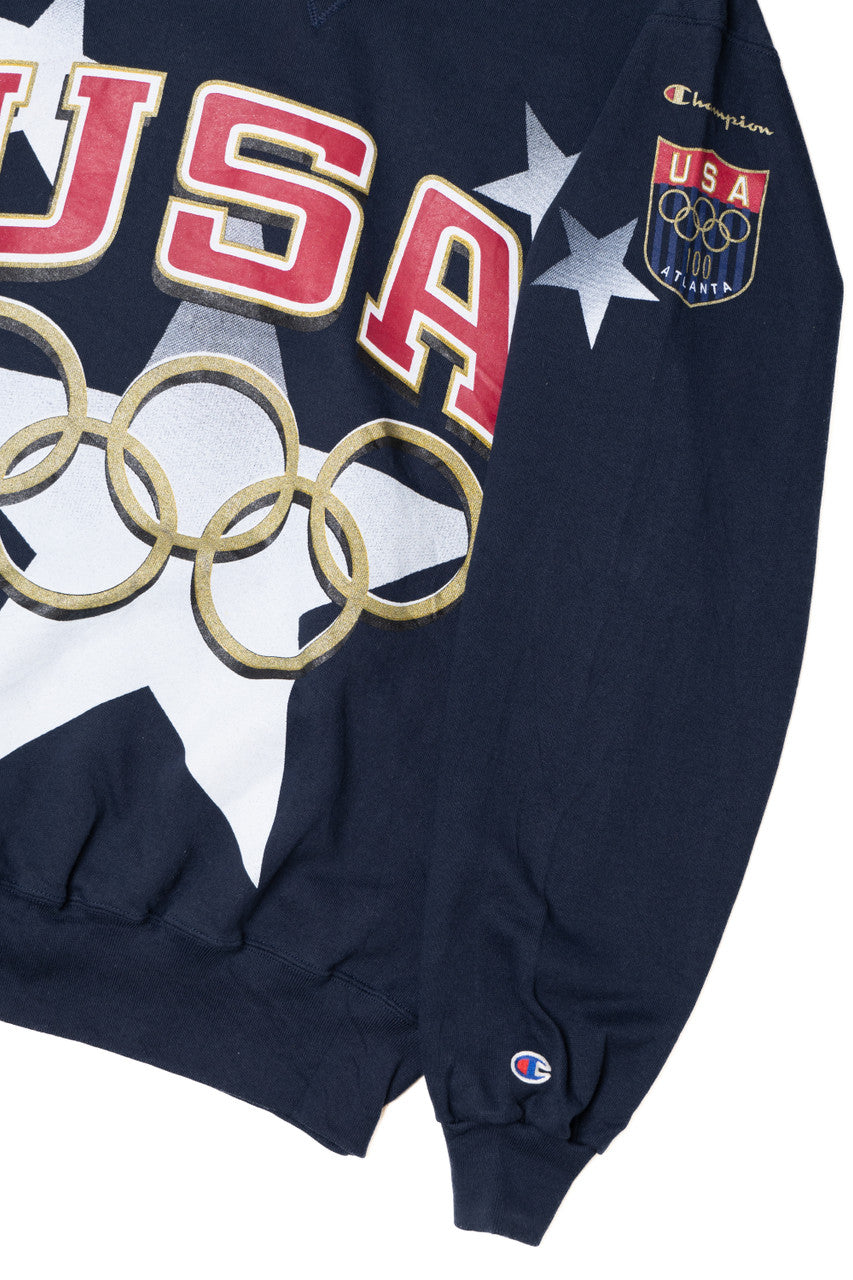 Vintage Navy USA Olympic Logo Champion Sweatshirt