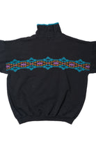 Vintage 1994 "Purgatory Colorado" Skiing Wraparound Print Turtleneck Sweatshirt