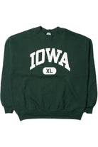 Vintage "Iowa XL" Dark Green Jerzees Sweatshirt