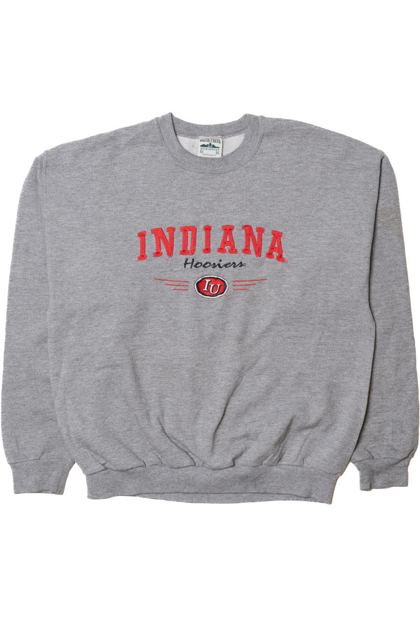 Vintage "Indiana Hoosiers" Indiana University Embroidered Sweatshirt