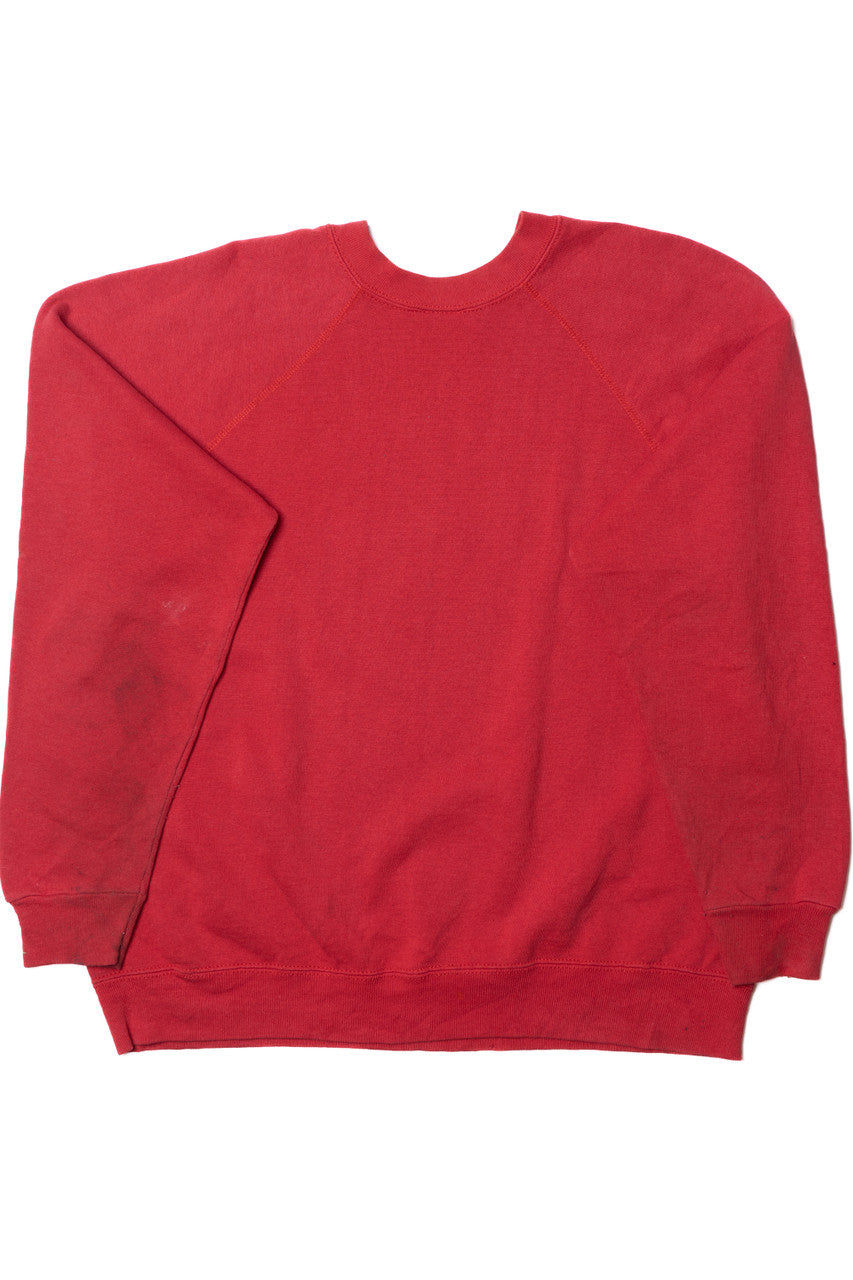 Vintage 1989 "Georgia" Ducks Raglan Sweatshirt