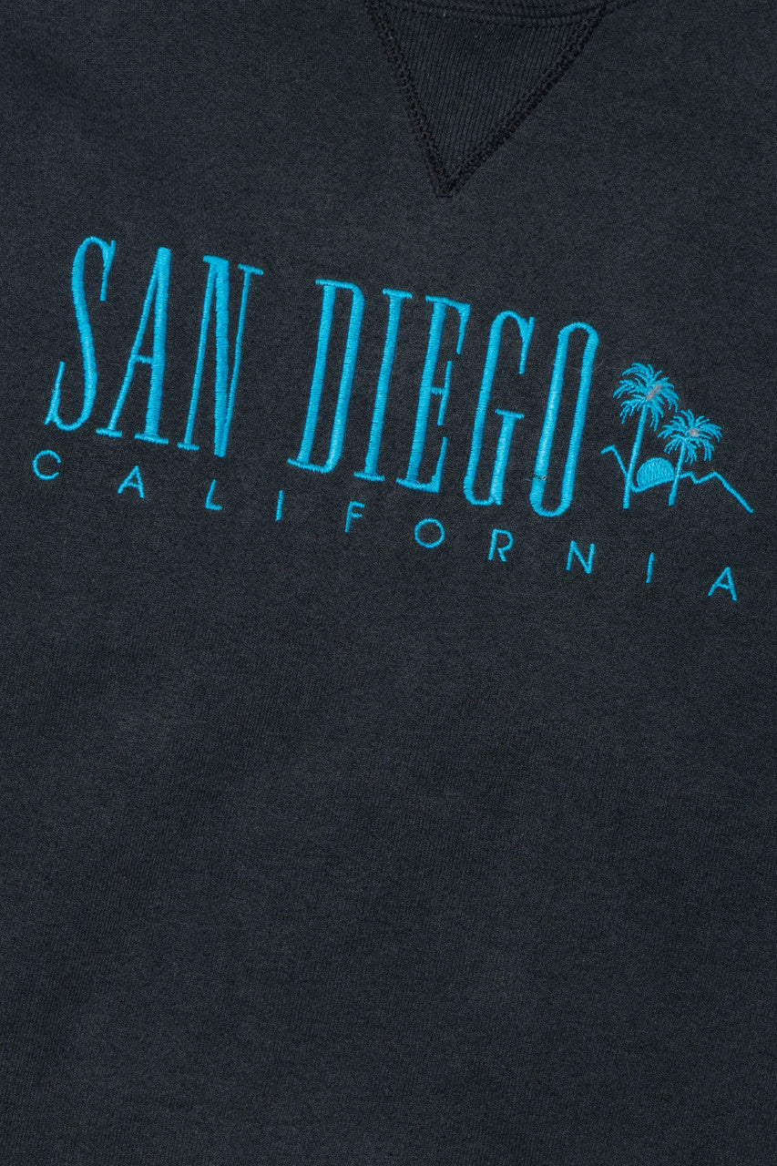 Vintage "San Diego California" Palm Tree Embroidered Sweatshirt