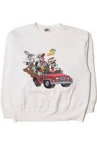 Vintage 1991 Looney Tunes Front/Back Print Acme Clothing Co. Sweatshirt