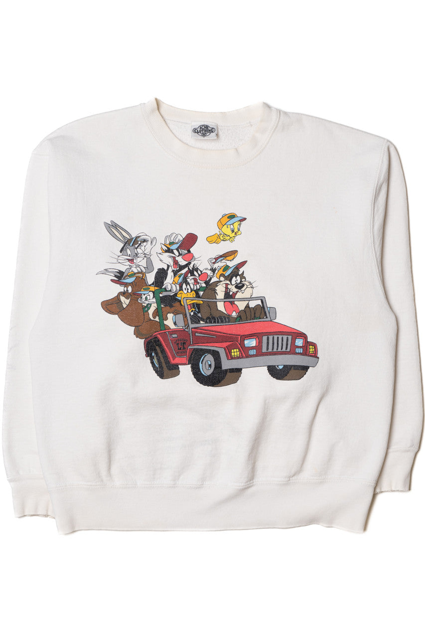 Vintage 1991 Looney Tunes Front/Back Print Acme Clothing Co. Sweatshirt