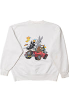 Vintage 1991 Looney Tunes Front/Back Print Acme Clothing Co. Sweatshirt