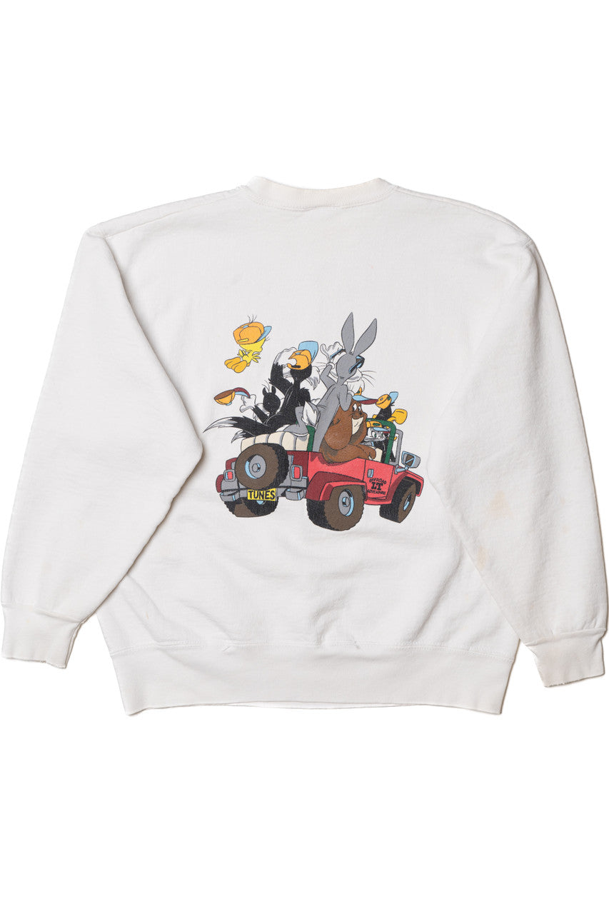 Vintage 1991 Looney Tunes Front/Back Print Acme Clothing Co. Sweatshirt