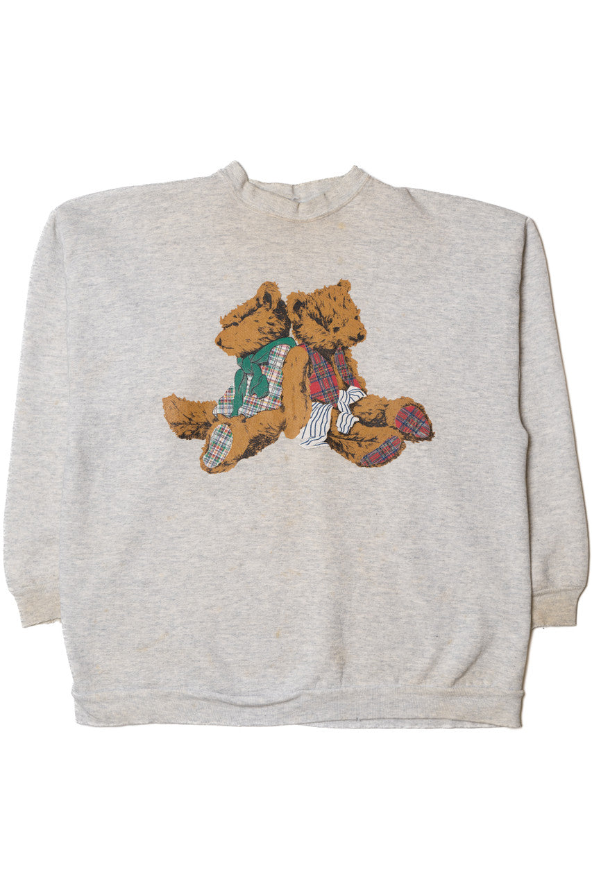 Vintage Teddy Bear Pair Sweatshirt