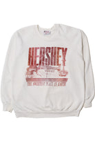 Vintage 1991 "Hershey The Sweetest Place On Earth" Metallic Print Sweatshirt