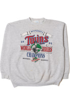 Vintage 1991 Minnesota Twins MLB World Series Champions Sweatshirt