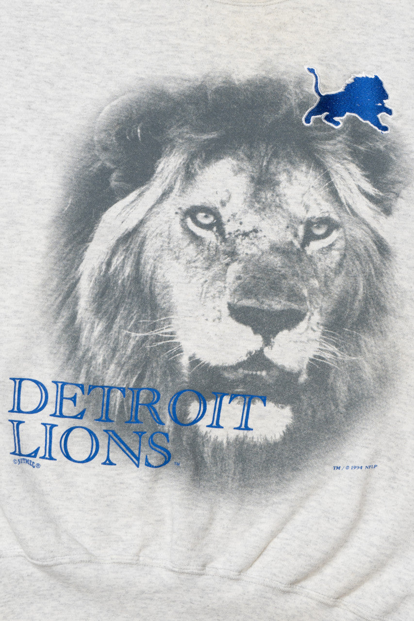 Vintage 1994 "Detroit Lions" NFL Football Nutmeg Sweatshirt