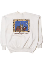 Vintage "Girls Night Out" Horses Sweatshirt